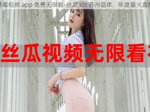 草莓视频 app 免费无限看-丝瓜 ios 苏州晶体，年度最火直播