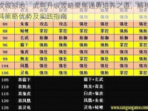 攻城掠地：武将升级攻略聚焦通勇培养之道，解析其策略优势及实践指南