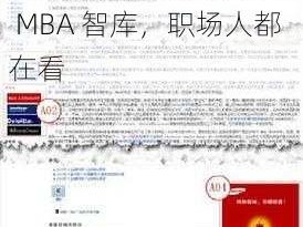 国际 b 站免费视频入口 MBA 智库，职场人都在看