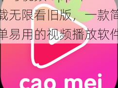 草莓视频 app 下载无限看旧版，一款简单易用的视频播放软件