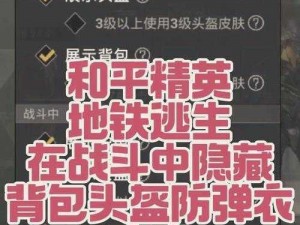 如何保护隐私？和平精英设置攻略教你隐藏历史战绩