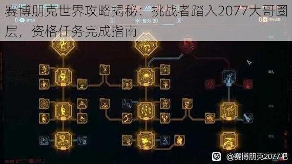 赛博朋克世界攻略揭秘：挑战者踏入2077大哥圈层，资格任务完成指南