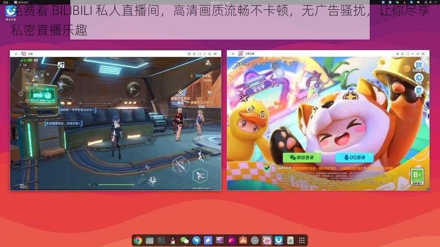 免费看 BILIBILI 私人直播间，高清画质流畅不卡顿，无广告骚扰，让你尽享私密直播乐趣