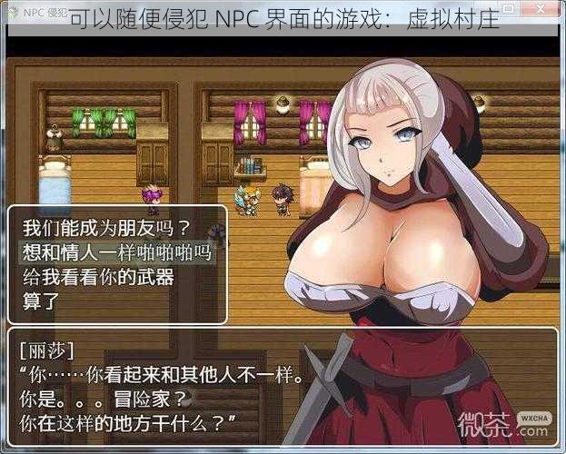 可以随便侵犯 NPC 界面的游戏：虚拟村庄