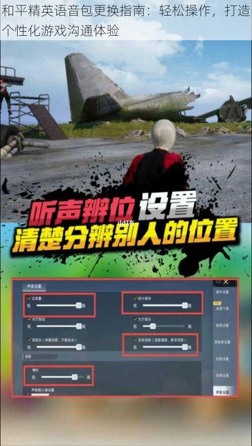 和平精英语音包更换指南：轻松操作，打造个性化游戏沟通体验