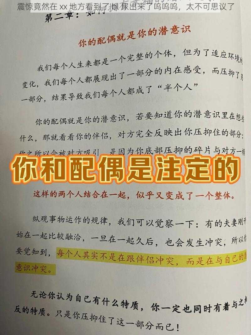 震惊竟然在 xx 地方看到了 bl 尿出来了呜呜呜，太不可思议了