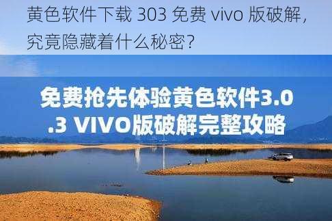 黄色软件下载 303 免费 vivo 版破解，究竟隐藏着什么秘密？