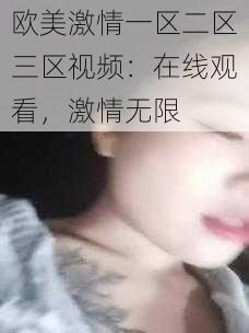 欧美激情一区二区三区视频：在线观看，激情无限